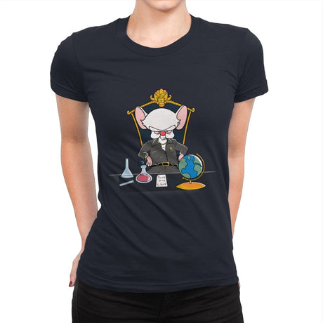 ScarBrain - Womens Premium T-Shirts RIPT Apparel Small / Midnight Navy