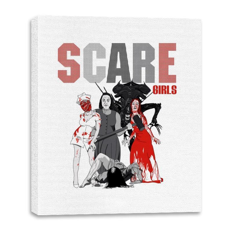 Scare Girls - Canvas Wraps Canvas Wraps RIPT Apparel 16x20 / White