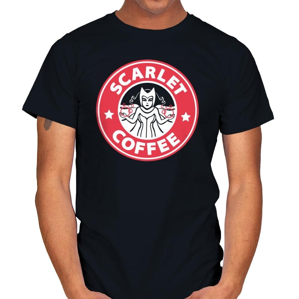 Scarlet Coffee - Mens T-Shirts RIPT Apparel Small / Black