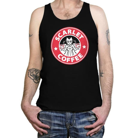 Scarlet Coffee - Tanktop Tanktop RIPT Apparel X-Small / Black
