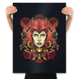Scarlet Witch - Prints Posters RIPT Apparel 18x24 / Black