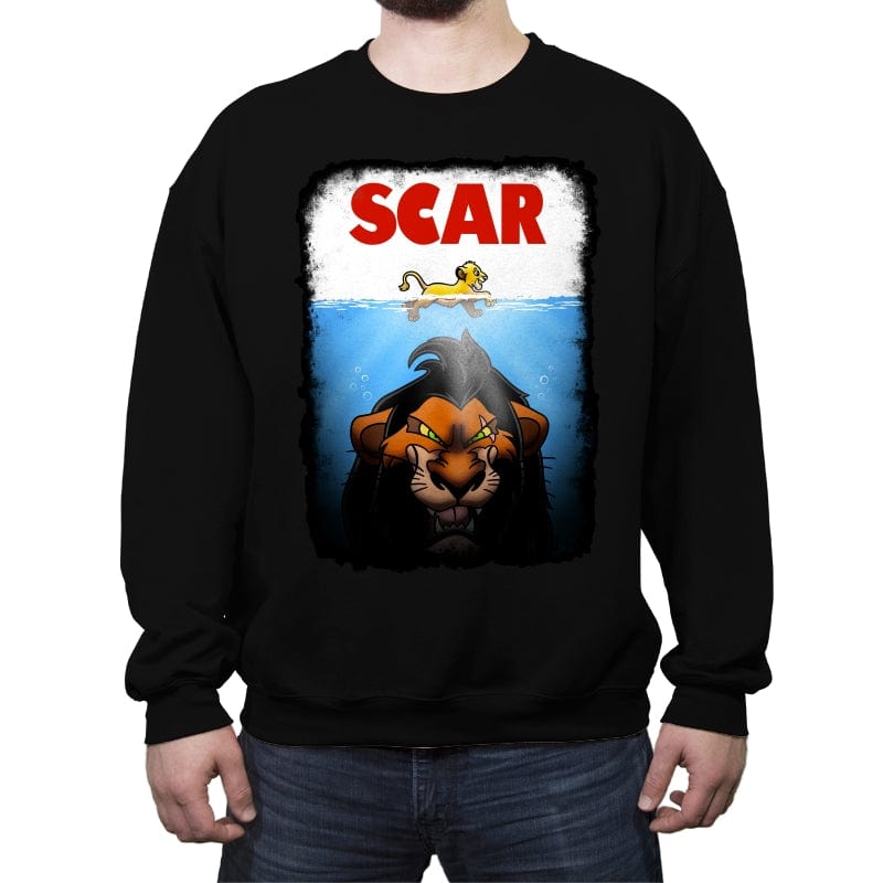 Scarws - Crew Neck Sweatshirt Crew Neck Sweatshirt RIPT Apparel Small / Black