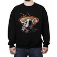 Scary Bowl - Crew Neck Sweatshirt Crew Neck Sweatshirt RIPT Apparel Small / Black
