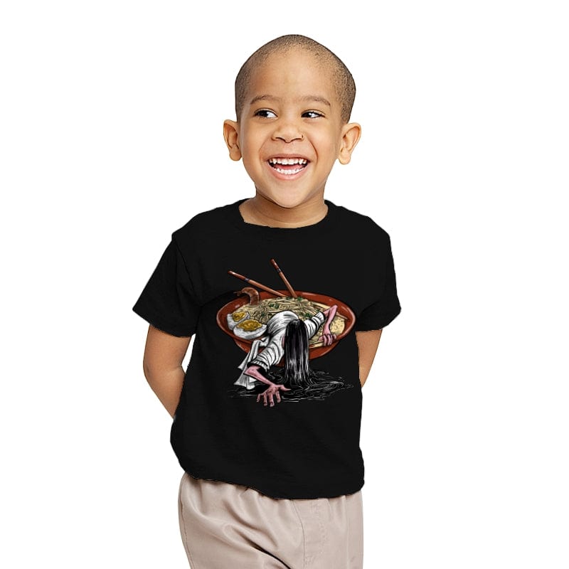 Scary Bowl - Youth T-Shirts RIPT Apparel X-small / Black