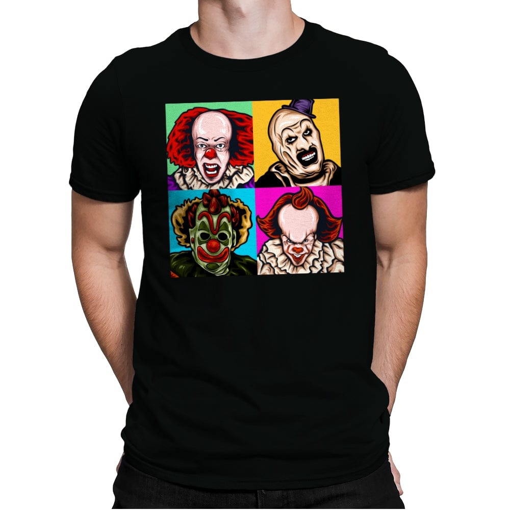 Scary Clown - Mens Premium T-Shirts RIPT Apparel Small / Black