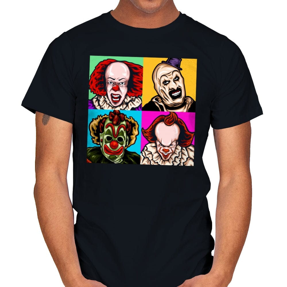 Scary Clown - Mens T-Shirts RIPT Apparel Small / Black