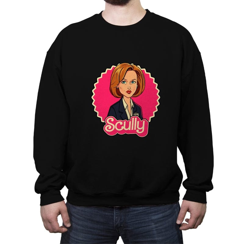 Sceptical Scully - Crew Neck Sweatshirt Crew Neck Sweatshirt RIPT Apparel Small / Black
