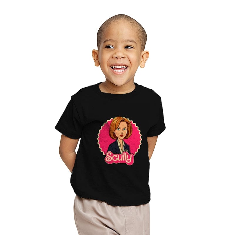 Sceptical Scully - Youth T-Shirts RIPT Apparel X-small / Black