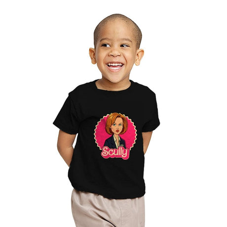 Sceptical Scully - Youth T-Shirts RIPT Apparel X-small / Black