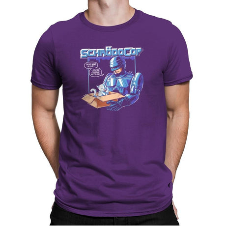 SchrödoCop Exclusive - Mens Premium T-Shirts RIPT Apparel Small / Purple Rush