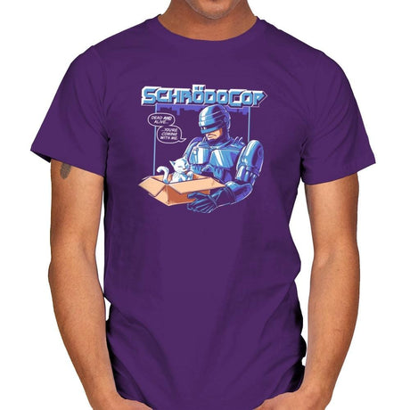 SchrödoCop Exclusive - Mens T-Shirts RIPT Apparel Small / Purple