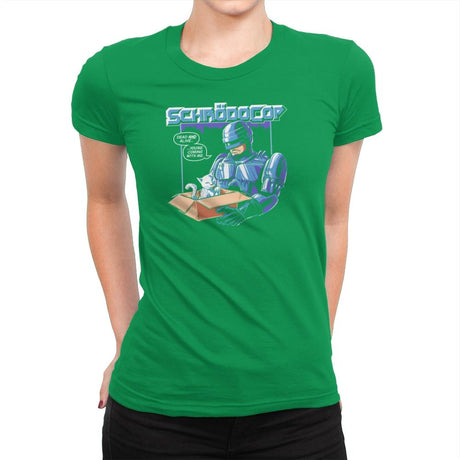 SchrödoCop Exclusive - Womens Premium T-Shirts RIPT Apparel Small / Kelly Green