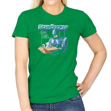 SchrödoCop Exclusive - Womens T-Shirts RIPT Apparel Small / Irish Green