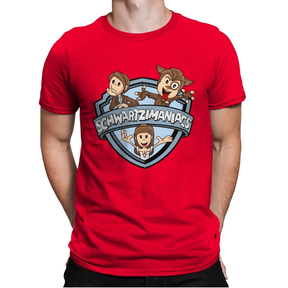 Schwartzimaniacs (Light Side) - Mens Premium T-Shirts RIPT Apparel Small / Red