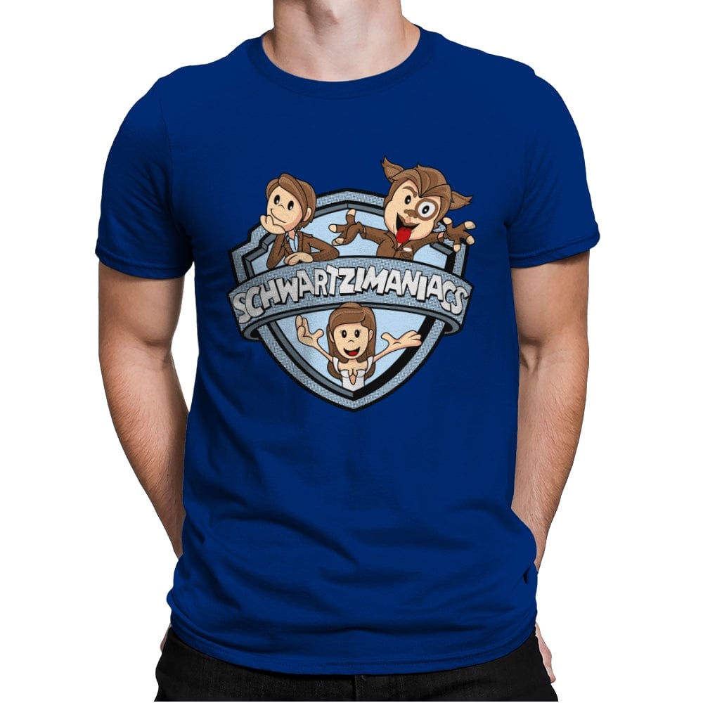 Schwartzimaniacs (Light Side) - Mens Premium T-Shirts RIPT Apparel Small / Royal