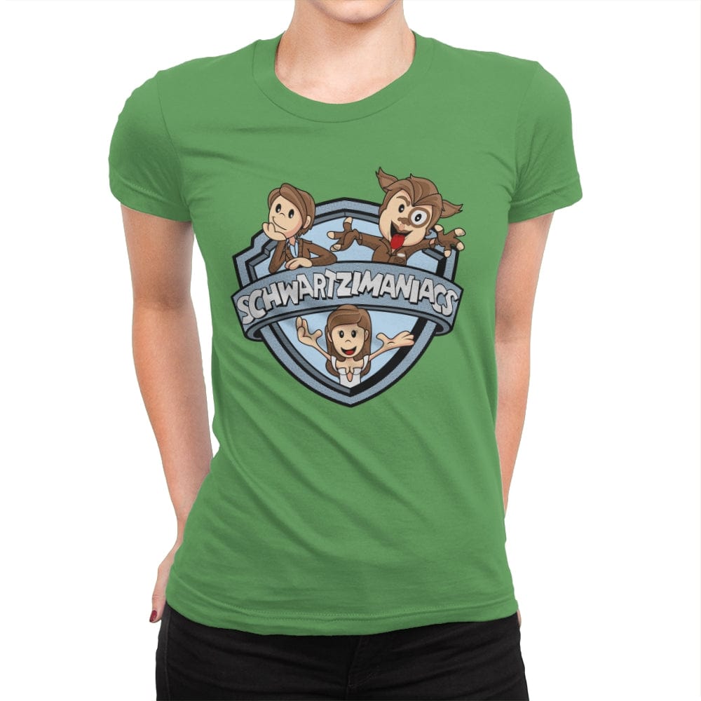 Schwartzimaniacs (Light Side) - Womens Premium T-Shirts RIPT Apparel Small / Kelly