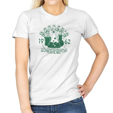 Science Camp Exclusive - Womens T-Shirts RIPT Apparel Small / White