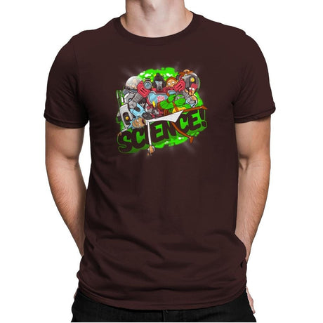 SCIENCE! Exclusive - Mens Premium T-Shirts RIPT Apparel Small / Dark Chocolate