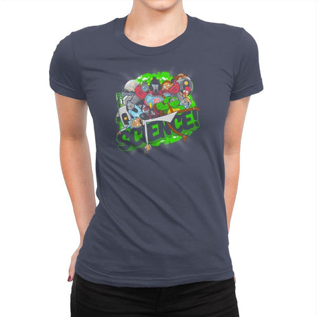 SCIENCE! Exclusive - Womens Premium T-Shirts RIPT Apparel Small / Indigo