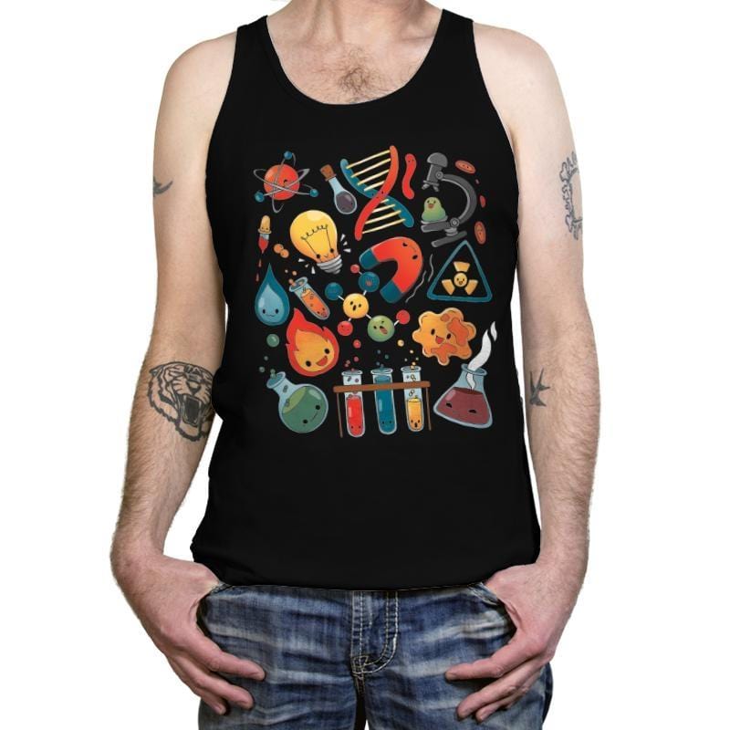 Science Is Amazing - Tanktop Tanktop RIPT Apparel X-Small / Black