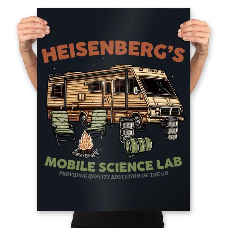 Science on the Go! - Prints Posters RIPT Apparel 18x24 / Black