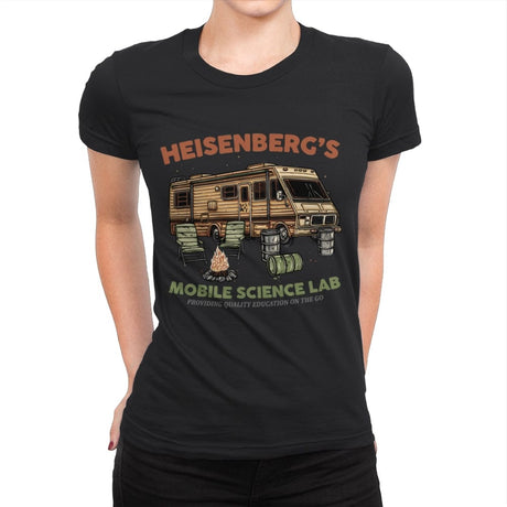 Science on the Go! - Womens Premium T-Shirts RIPT Apparel Small / Black