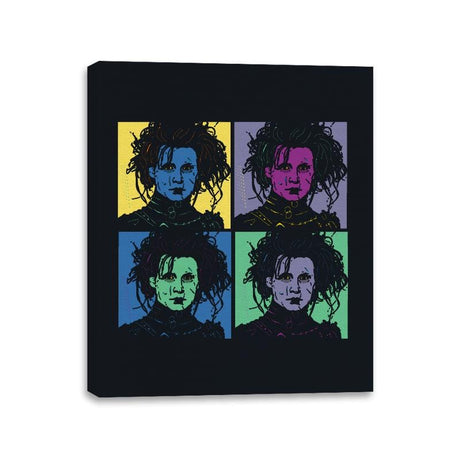 Scissorhands Pop - Canvas Wraps Canvas Wraps RIPT Apparel 11x14 / Black