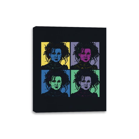 Scissorhands Pop - Canvas Wraps Canvas Wraps RIPT Apparel 8x10 / Black