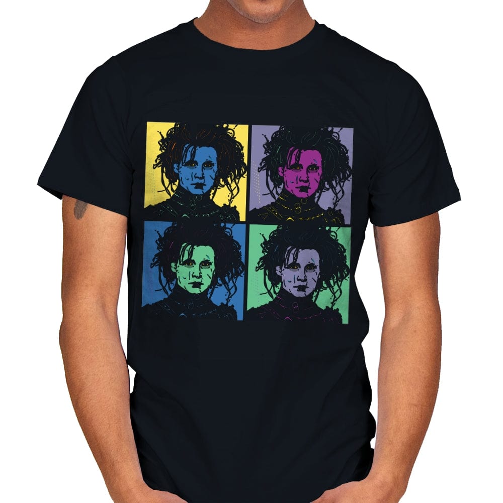 Scissorhands Pop - Mens T-Shirts RIPT Apparel Small / Black