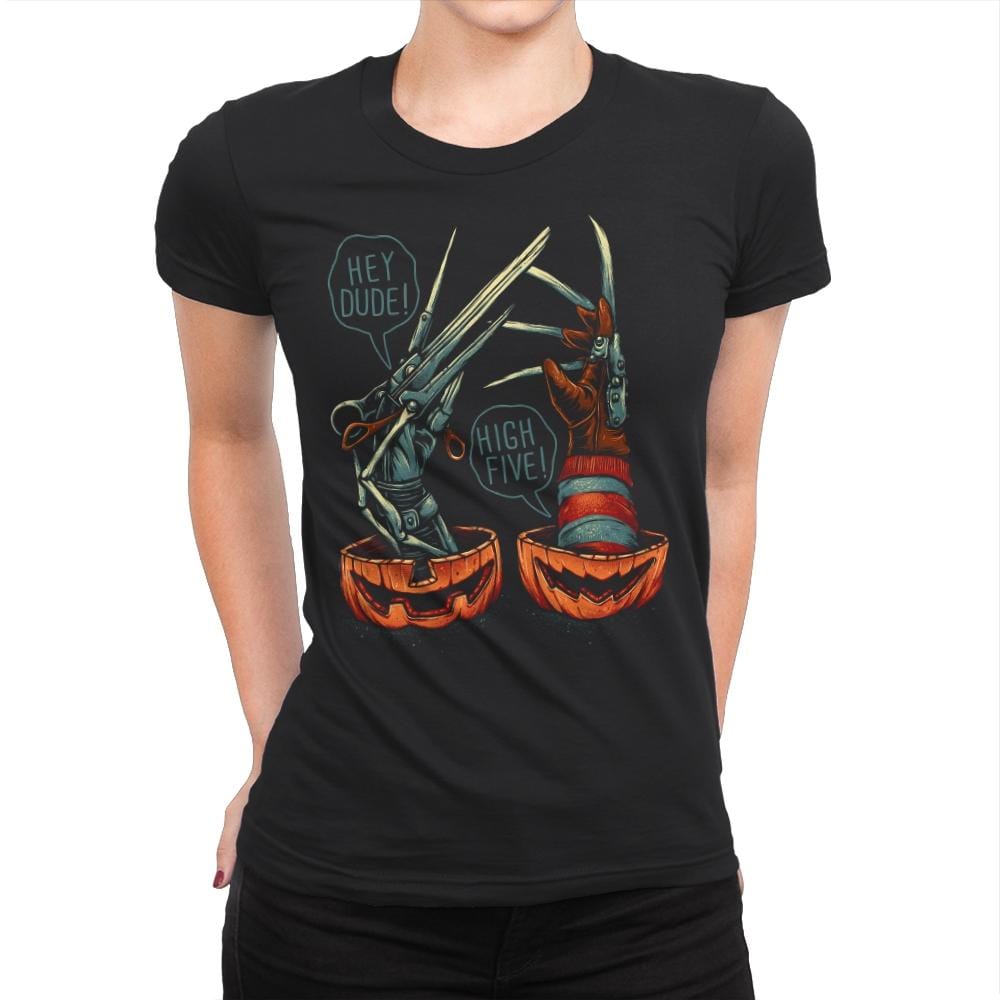 Scissors and Knives - Womens Premium T-Shirts RIPT Apparel Small / Black