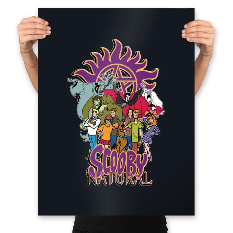 Scooby Natural - Prints Posters RIPT Apparel 18x24 / Black