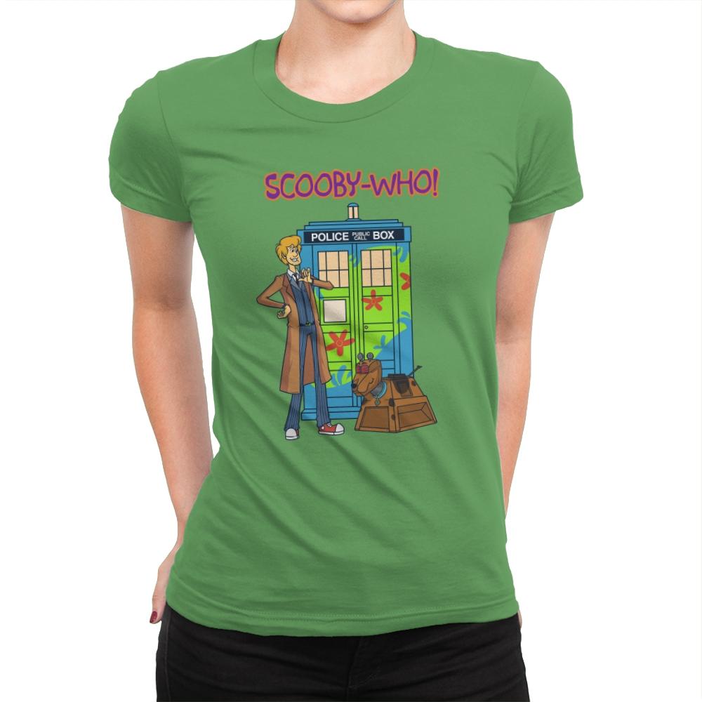 Scooby-Who - Womens Premium T-Shirts RIPT Apparel Small / Kelly
