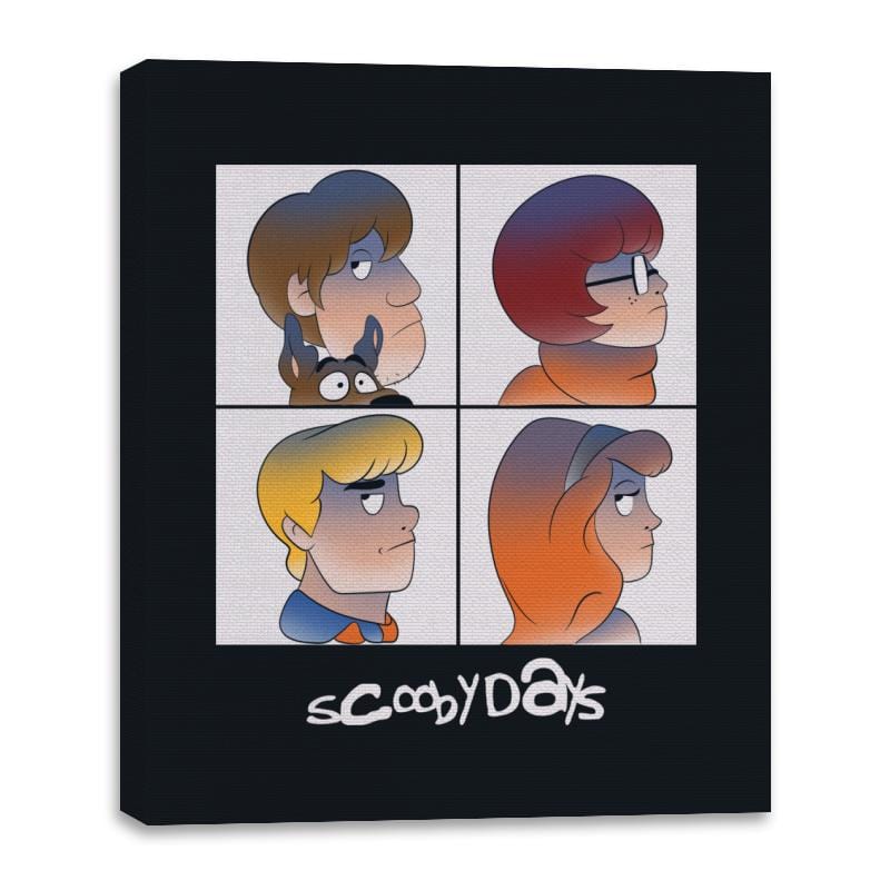 ScoobyDays - Canvas Wraps Canvas Wraps RIPT Apparel 16x20 / Black