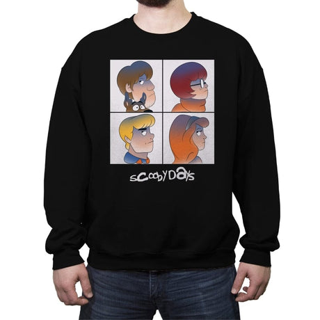 ScoobyDays - Crew Neck Sweatshirt Crew Neck Sweatshirt RIPT Apparel Small / Black