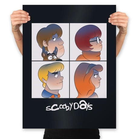 ScoobyDays - Prints Posters RIPT Apparel 18x24 / Black