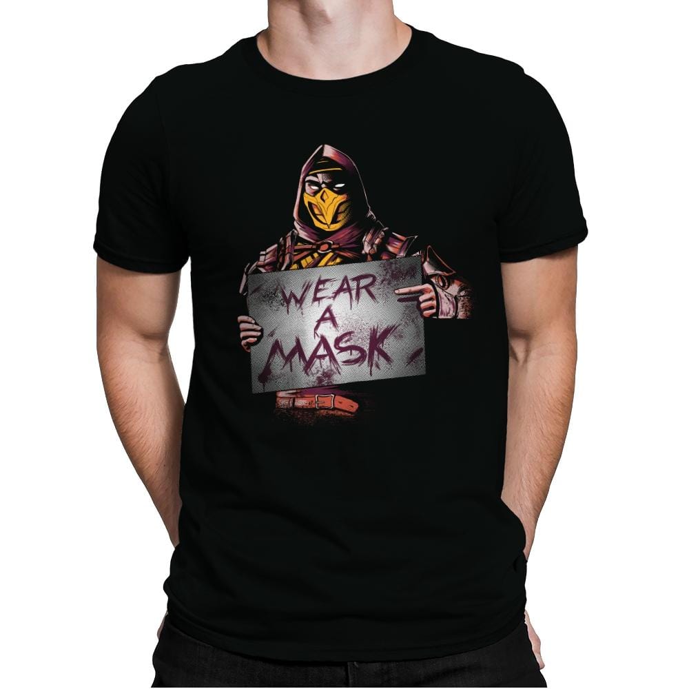 Scorpion Says - Mens Premium T-Shirts RIPT Apparel Small / Black