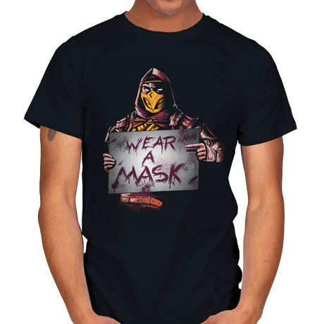 Scorpion Says - Mens T-Shirts RIPT Apparel Small / Black