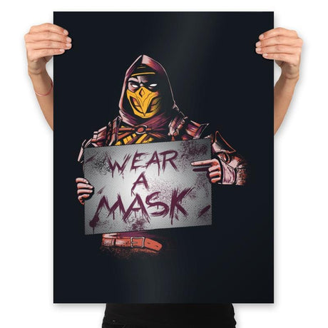 Scorpion Says - Prints Posters RIPT Apparel 18x24 / Black