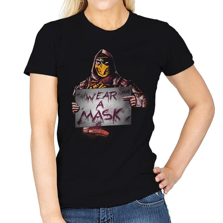 Scorpion Says - Womens T-Shirts RIPT Apparel Small / Black