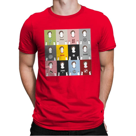 Scott's T-shirts vs The World - Mens Premium T-Shirts RIPT Apparel Small / Red