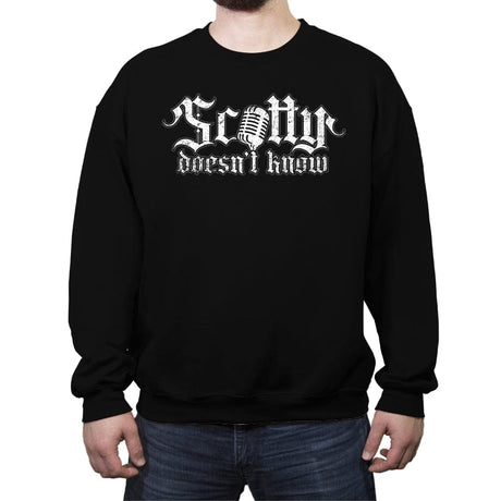 Scotty Doesn't Know - Crew Neck Sweatshirt Crew Neck Sweatshirt RIPT Apparel Small / Black