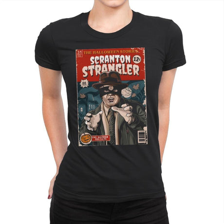 Scranton Strangler - Womens Premium T-Shirts RIPT Apparel Small / Black