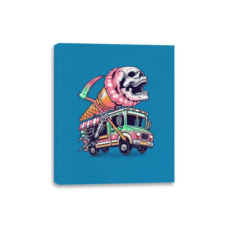 Scream for Ice Cream - Canvas Wraps Canvas Wraps RIPT Apparel 8x10 / Sapphire