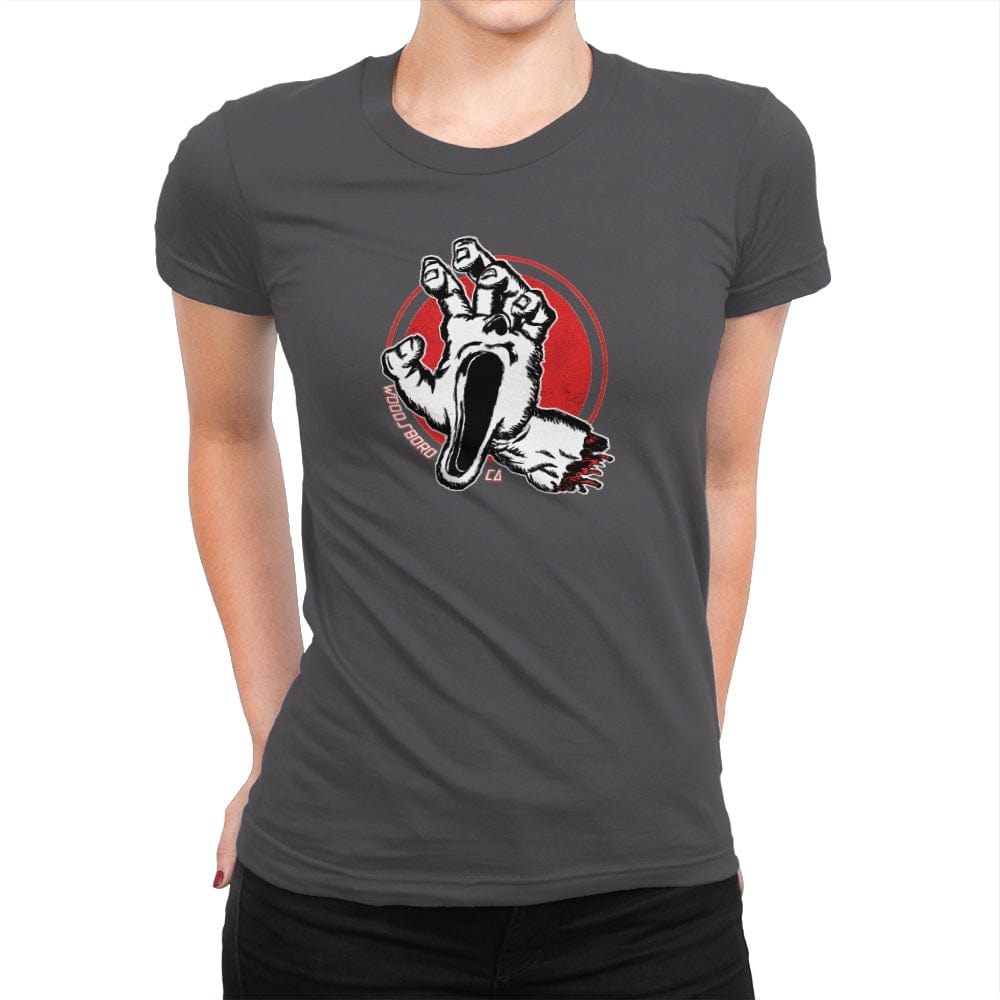 Scream Hand - Womens Premium T-Shirts RIPT Apparel Small / Heavy Metal