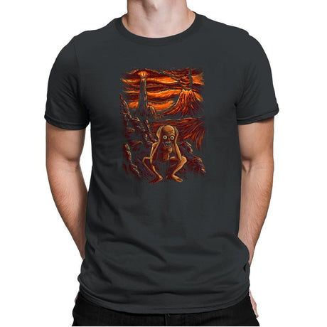 Scream In Modor - Pop Impressionism - Mens Premium T-Shirts RIPT Apparel Small / Heavy Metal