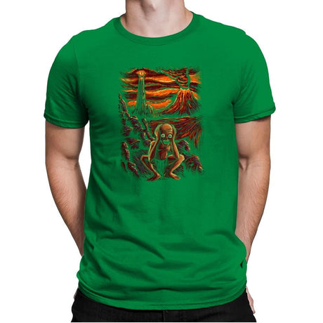 Scream In Modor - Pop Impressionism - Mens Premium T-Shirts RIPT Apparel Small / Kelly Green