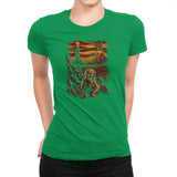 Scream In Modor - Pop Impressionism - Womens Premium T-Shirts RIPT Apparel Small / Kelly Green