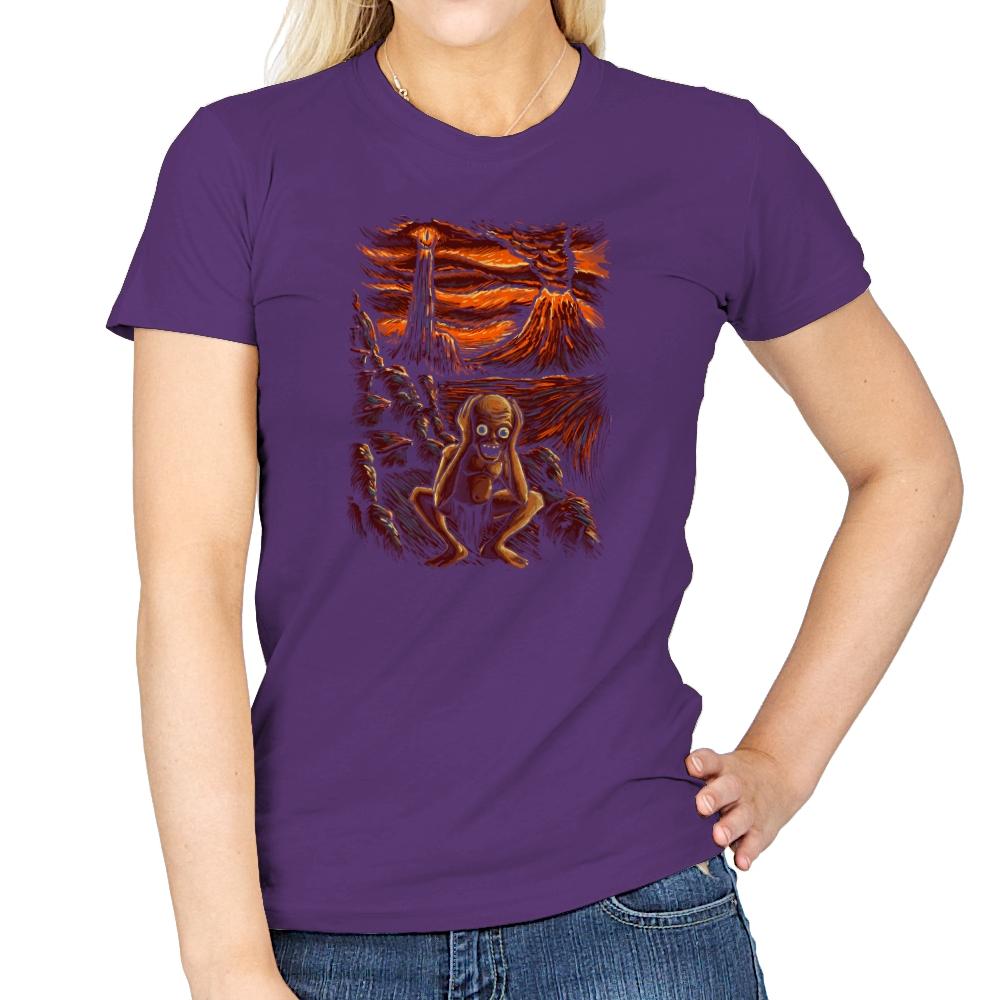 Scream In Modor - Pop Impressionism - Womens T-Shirts RIPT Apparel Small / Purple