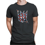 Screamer Tessellation - 80s Blaarg - Mens Premium T-Shirts RIPT Apparel Small / Heavy Metal