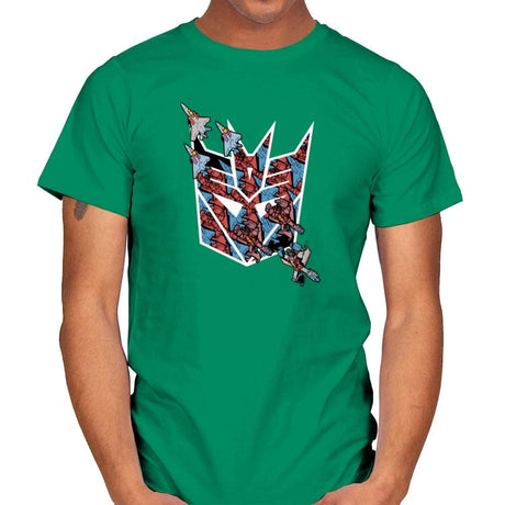 Screamer Tessellation - 80s Blaarg - Mens T-Shirts RIPT Apparel Small / Kelly Green